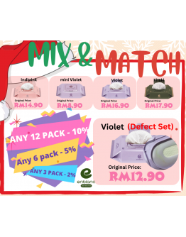 YEAR END CLEARANCE SALES - Mix & Match ｜Khaki｜Violet｜Indipink｜Mini Violet