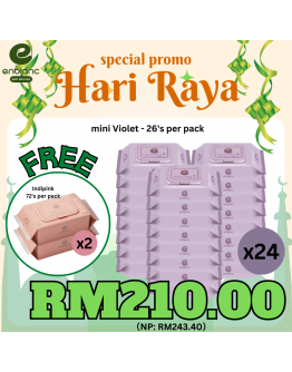 RAYA SALES - MiniViolet x24 packs FREE Indipink x2packs
