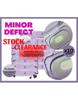 CLEARANCE STOCK - 小瑕疵 Defect Set - Violet 紫色 74‘s - 10包